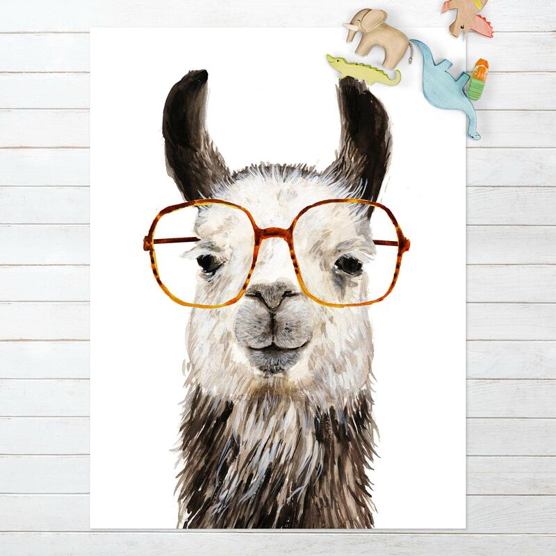 

Alfombras vinílicas - Hip Lama With Glasses IV - Alto 4:3 Dimensión LxA: 140cm x 105cm