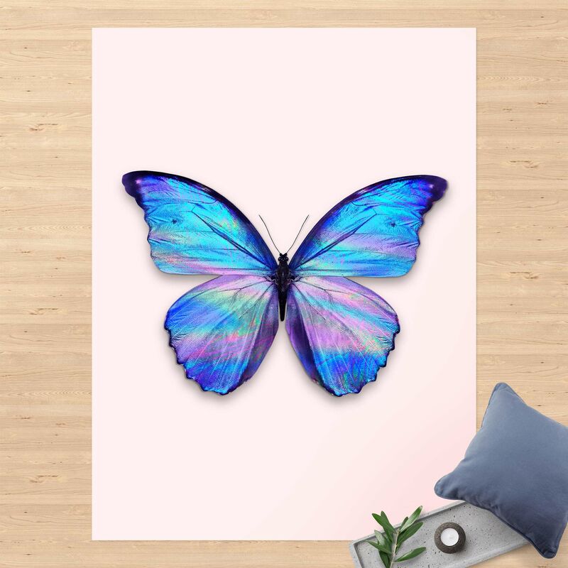 

Alfombras vinílicas - Holographic Butterfly - Alto 4:3 Dimensión LxA: 180cm x 135cm