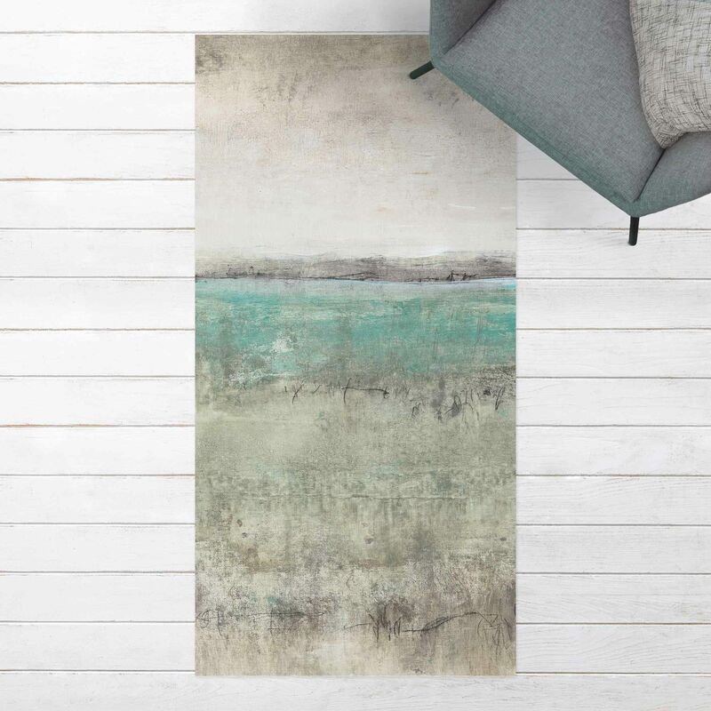 

Bilderwelten - Alfombras vinílicas - Horizon Over Turquoise I - Alto 2:1 Dimensión LxA: 160cm x 80cm