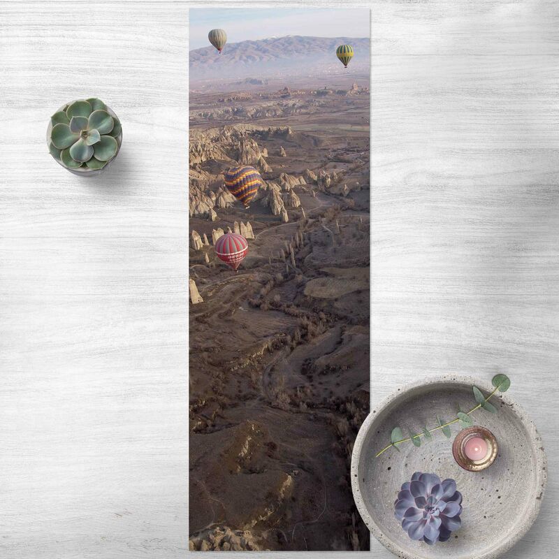 

Bilderwelten - Alfombras vinílicas - Hot-Air Balloon over Anatolia - Panorámico Dimensión LxA: 240cm x 80cm