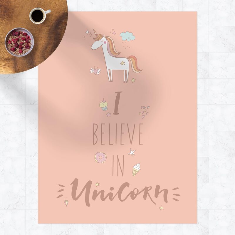 

Alfombras vinílicas - I Believe In Unicorn - Alto 4:3 Dimensión LxA: 80cm x 60cm