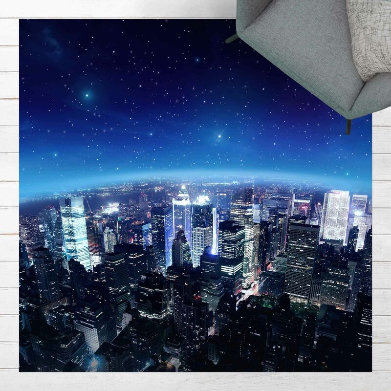 

Alfombras vinílicas - Illuminated New York - Cuadrado 1:1 Dimensión LxA: 100cm x 100cm