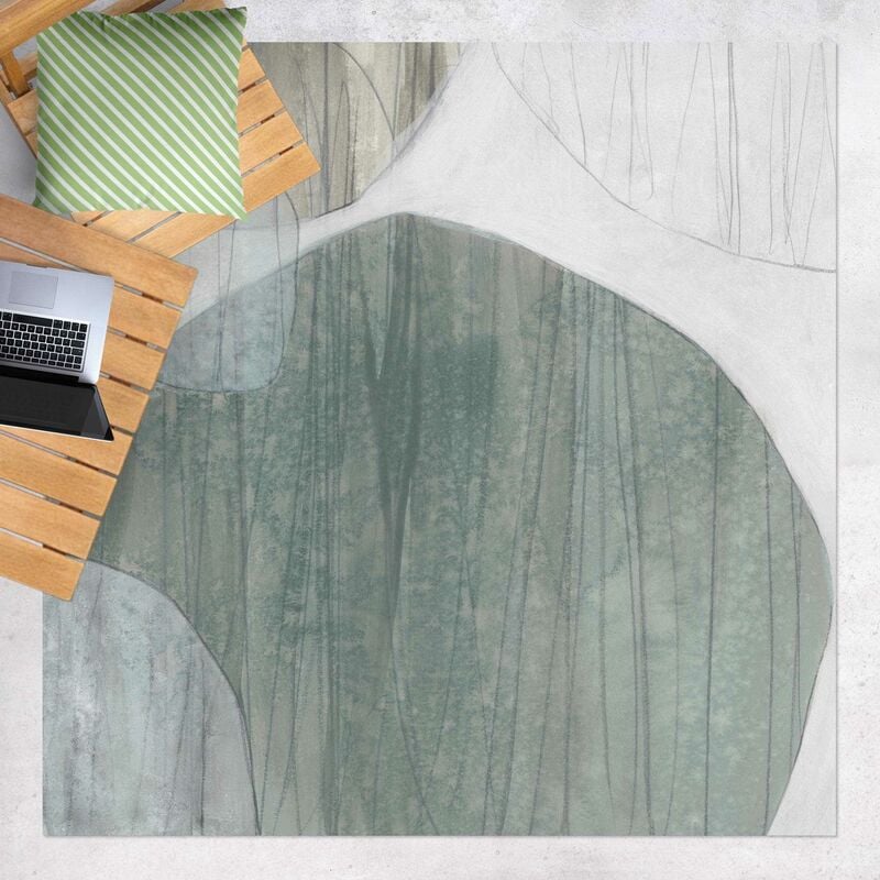 

Bilderwelten - Alfombras vinílicas - Jade I - Cuadrado 1:1 Dimensión LxA: 100cm x 100cm