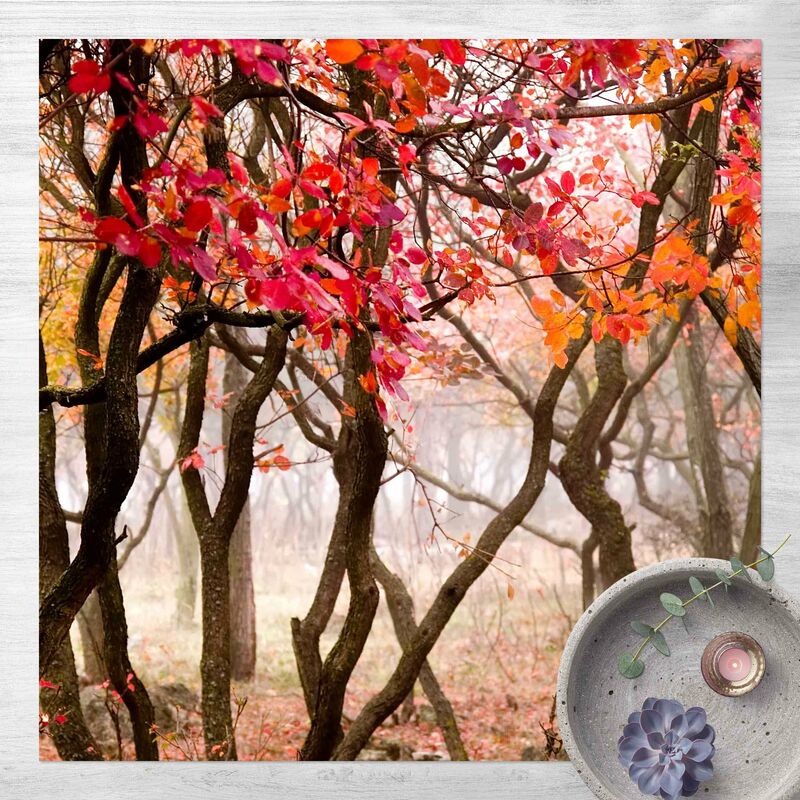 

Bilderwelten - Alfombras vinílicas - Japan In The Fall - Cuadrado 1:1 Dimensión LxA: 120cm x 120cm