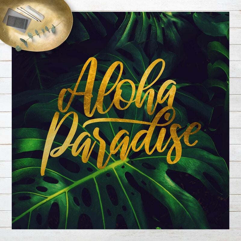 

Alfombras vinílicas - Jungle - Aloha Paradise - Cuadrado 1:1 Dimensión LxA: 100cm x 100cm
