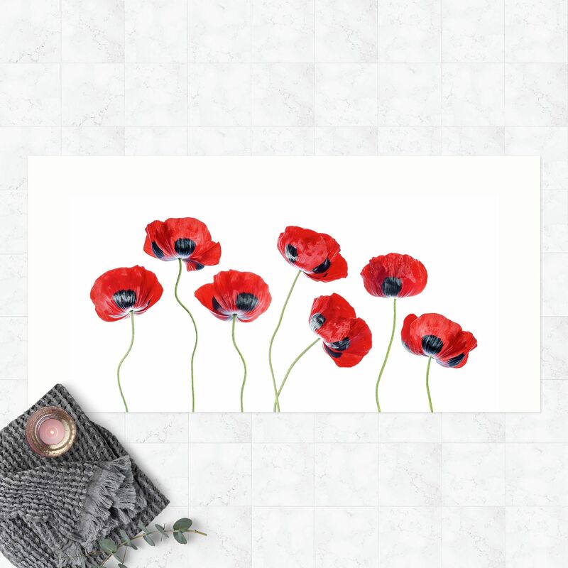 

Alfombras vinílicas - Ladybird Poppy - Apaisado 1:2 Dimensión LxA: 80cm x 160cm