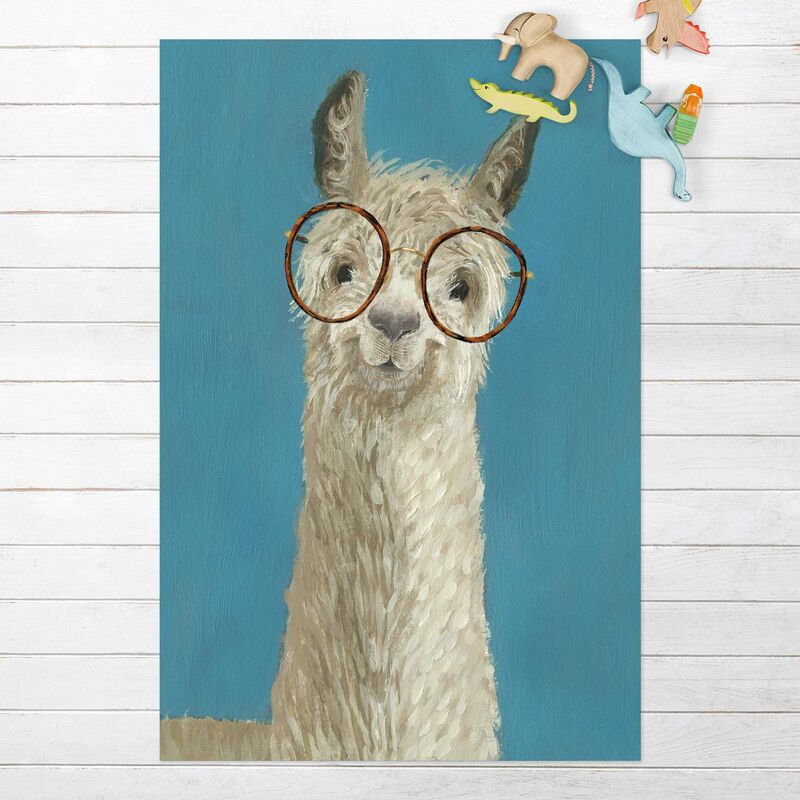 

Alfombras vinílicas - Lama With Glasses I - Alto 3:2 Dimensión LxA: 150cm x 100cm
