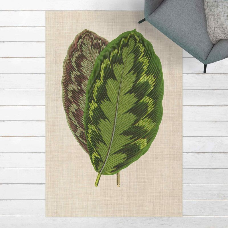 

Alfombras vinílicas - Leaves With Linen ll - Alto 3:2 Dimensión LxA: 90cm x 60cm