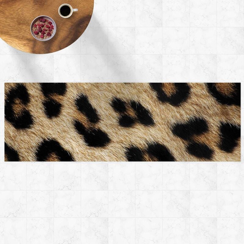 

Alfombras vinílicas - Leopard Skin Light Coloured - Panorama Formato apaisado Dimensión LxA: 80cm x 240cm