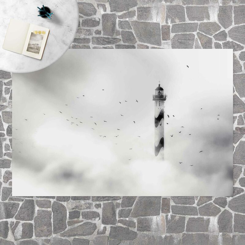 

Alfombras vinílicas - Lighthouse In The Fog - Apaisado 2:3 Dimensión LxA: 140cm x 210cm