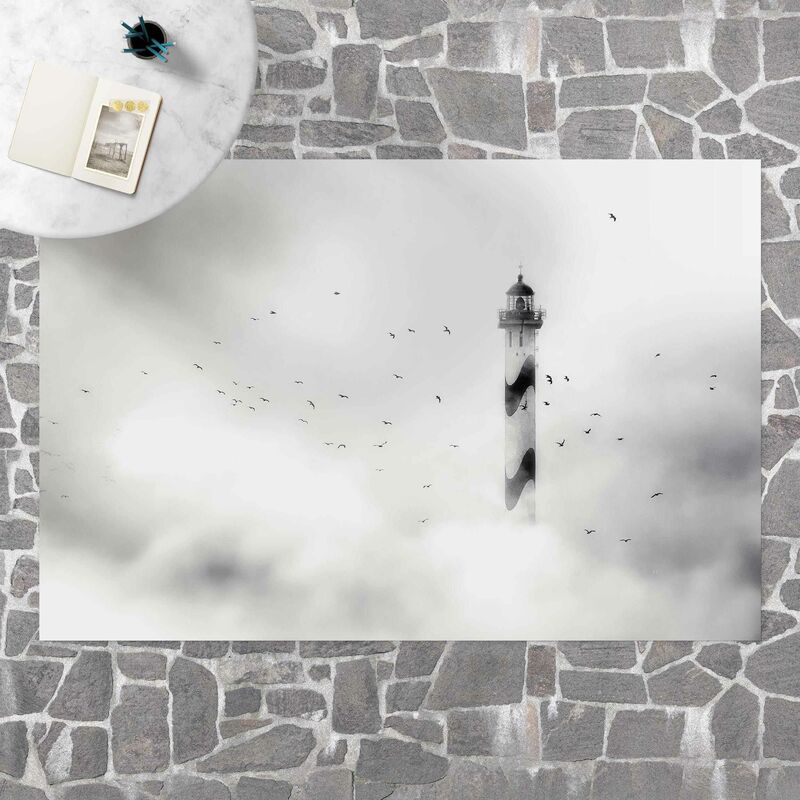 

Alfombras vinílicas - Lighthouse In The Fog - Apaisado 2:3 Dimensión LxA: 60cm x 90cm