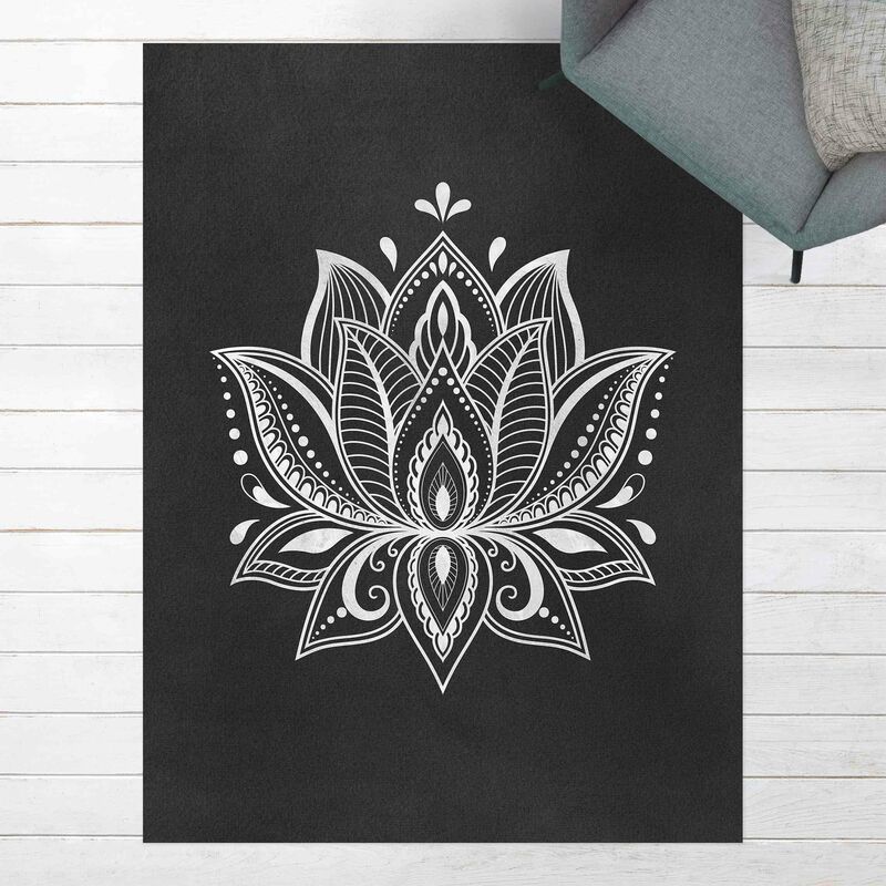 

Alfombras vinílicas - Lotus Illustration White Gold - Alto 4:3 Dimensión LxA: 60cm x 45cm