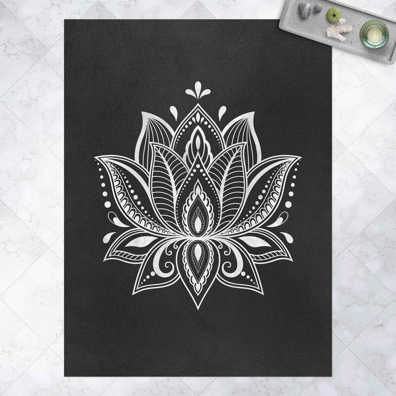 

Alfombras vinílicas - Lotus Illustration White Gold - Alto 4:3 Dimensión LxA: 60cm x 45cm