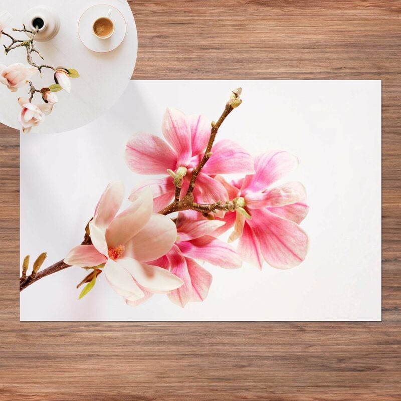 

Alfombras vinílicas - Magnolia Blossom - Apaisado 2:3 Dimensión LxA: 40cm x 60cm