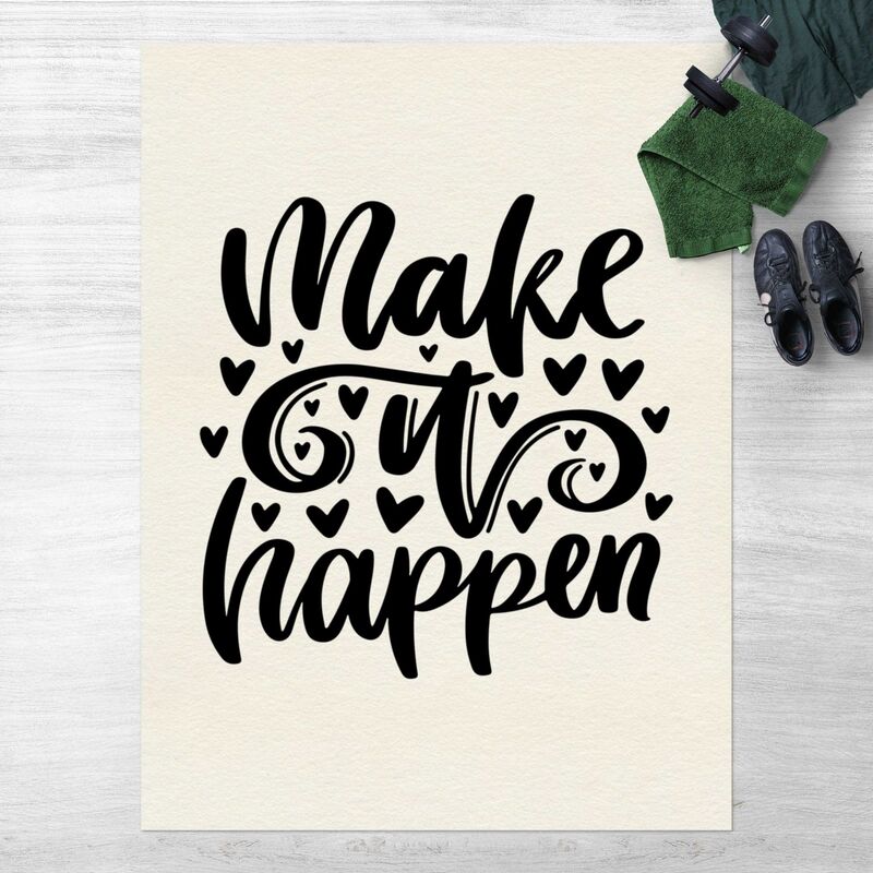 

Alfombras vinílicas - Make It Happen - Alto 4:3 Dimensión LxA: 60cm x 45cm