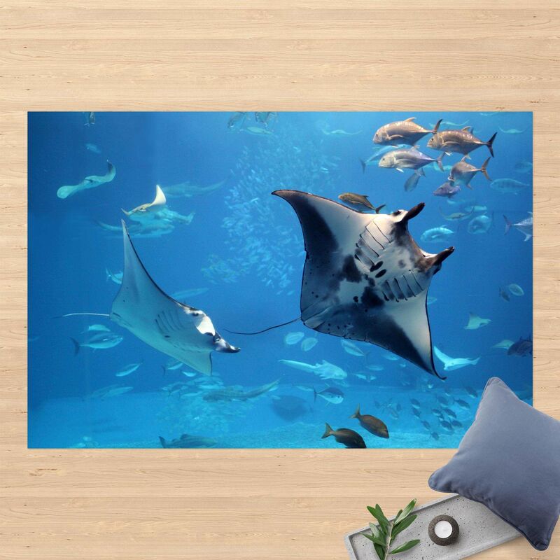 

Alfombras vinílicas - Manta Ray - Apaisado 2:3 Dimensión LxA: 60cm x 90cm