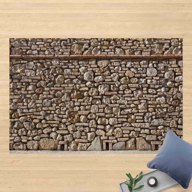 

Alfombras vinílicas - Mediterranean Stonewall - Apaisado 2:3 Dimensión LxA: 40cm x 60cm