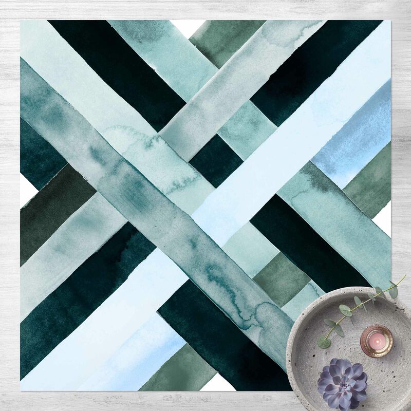 

Alfombras vinílicas - Mesh Of Watercolours - Cuadrado 1:1 Dimensión LxA: 40cm x 40cm