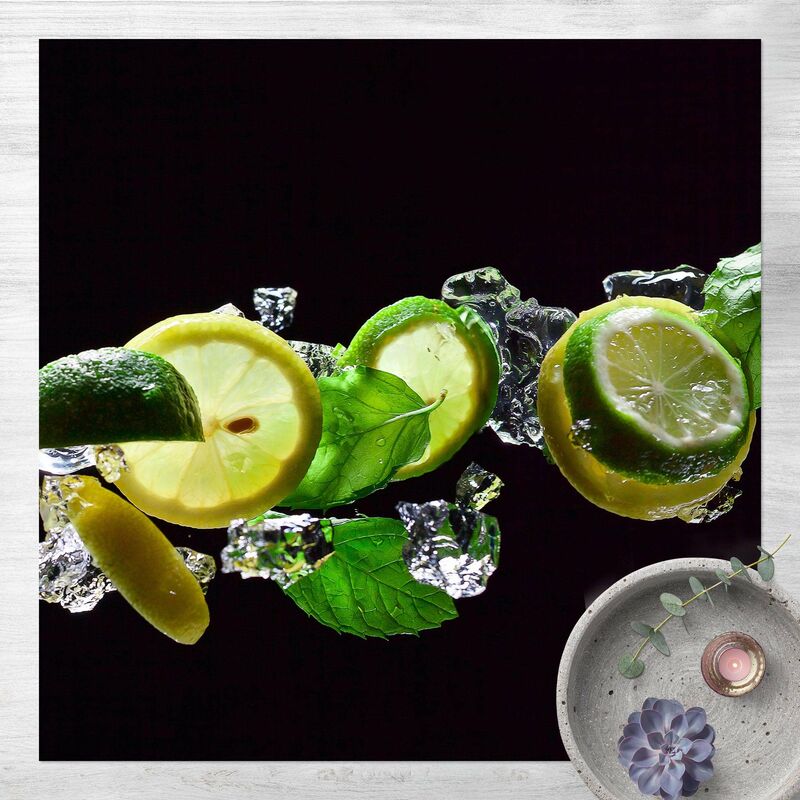 

Alfombras vinílicas - Mojito Ingredients - Cuadrado 1:1 Dimensión LxA: 80cm x 80cm