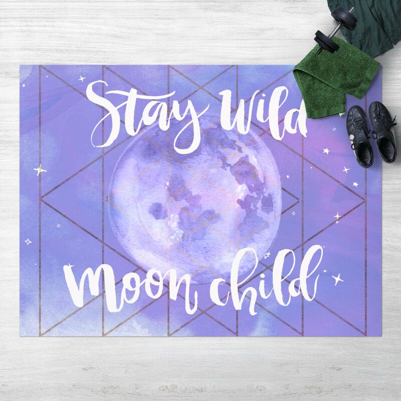 

Alfombras vinílicas - Moon Child - Stay Wild - Apaisado 3:4 Dimensión LxA: 90cm x 120cm