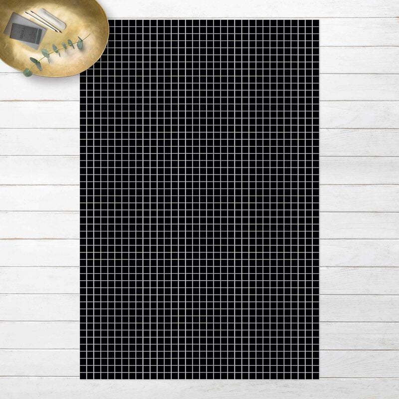 

Alfombras vinílicas - Mosaic Tiles Black Matt - Alto 3:2 Dimensión LxA: 150cm x 100cm