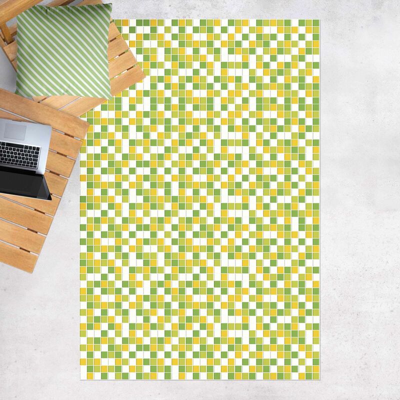 

Alfombras vinílicas - Mosaic Tiles Spring Set - Alto 3:2 Dimensión LxA: 210cm x 140cm