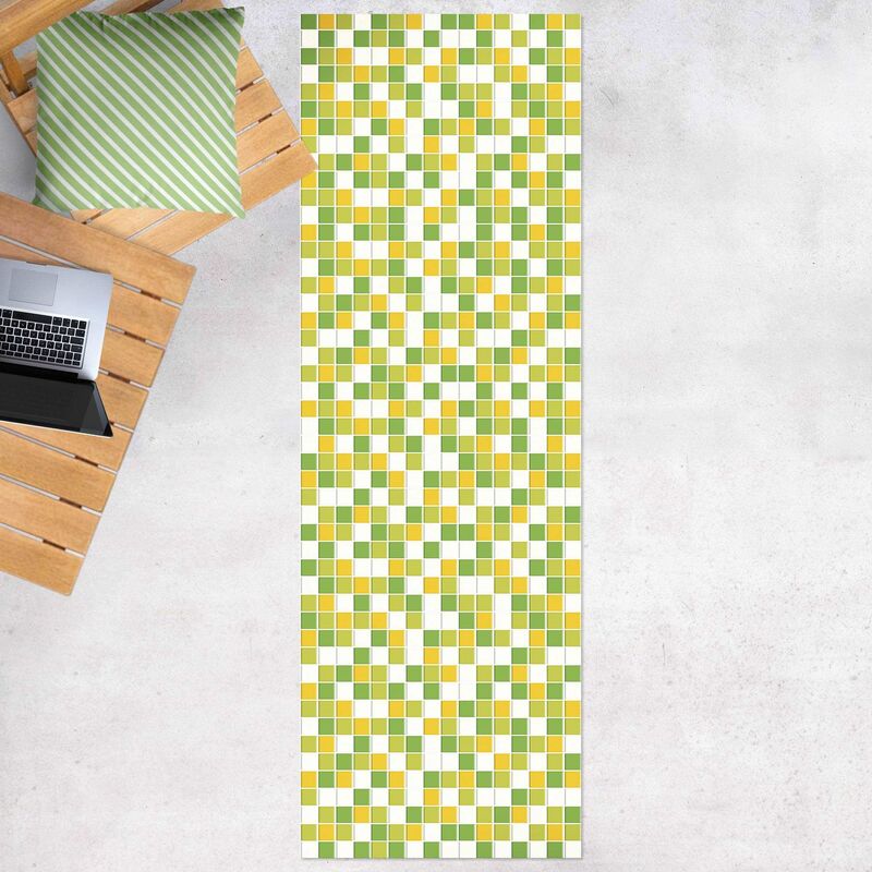 

Bilderwelten - Alfombras vinílicas - Mosaic Tiles Spring Set - Panorámico Dimensión LxA: 210cm x 70cm