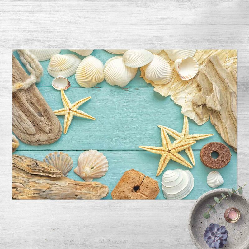 

Alfombras vinílicas - Mussels And Driftwood - Apaisado 2:3 Dimensión LxA: 120cm x 180cm