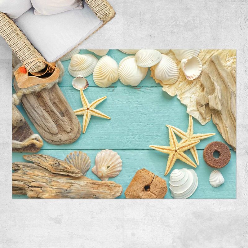 

Alfombras vinílicas - Mussels And Driftwood - Apaisado 2:3 Dimensión LxA: 40cm x 60cm