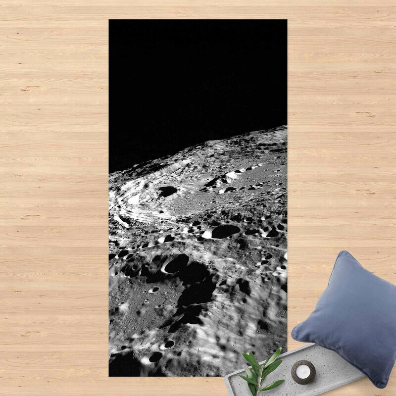 

Bilderwelten - Alfombras vinílicas - NASA Picture Moon Crater - Alto 2:1 Dimensión LxA: 80cm x 40cm