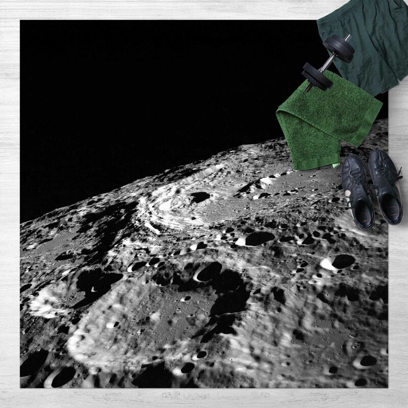 

Alfombras vinílicas - NASA Picture Moon Crater - Cuadrado 1:1 Dimensión LxA: 40cm x 40cm