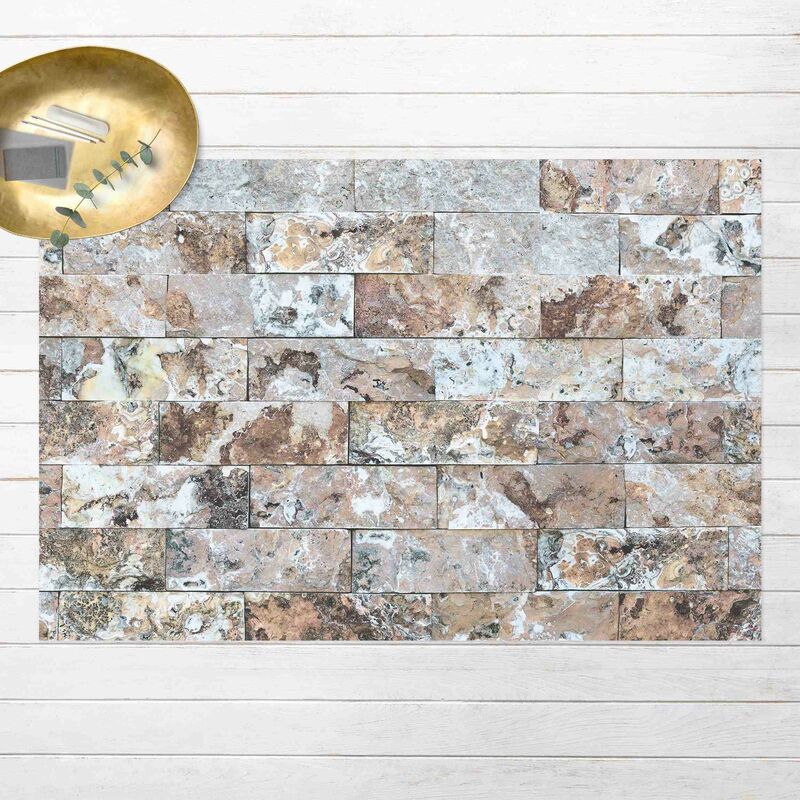 

Alfombras vinílicas - Natural Marble Stone Wall - Apaisado 2:3 Dimensión LxA: 140cm x 210cm