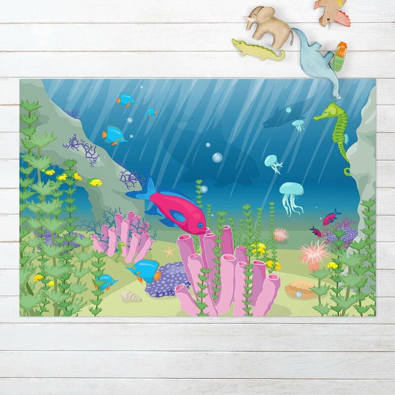

Alfombras vinílicas - No.RY25 Underwater World - Apaisado 2:3 Dimensión LxA: 120cm x 180cm