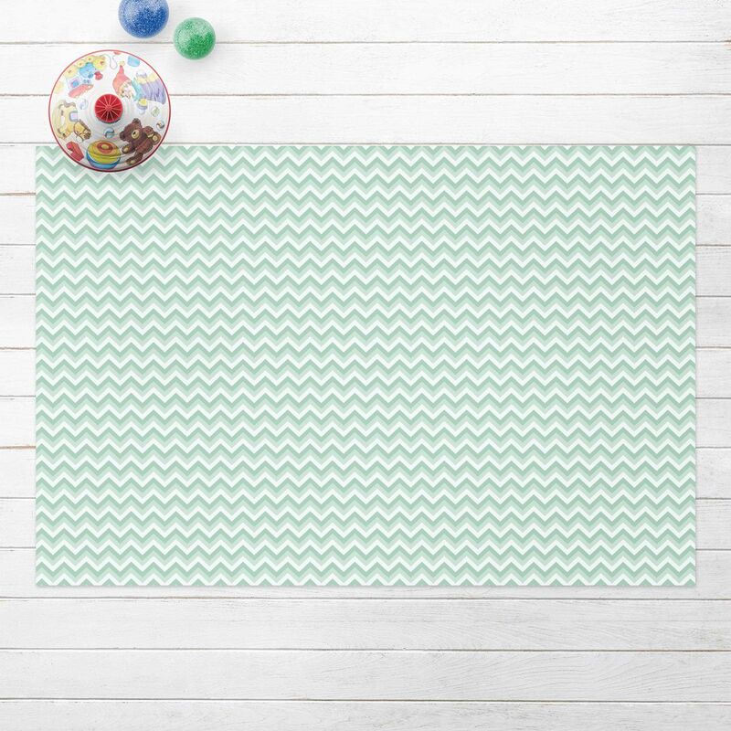 

Alfombras vinílicas - No.YK38 Zigzag Pattern Green - Apaisado 2:3 Dimensión LxA: 40cm x 60cm