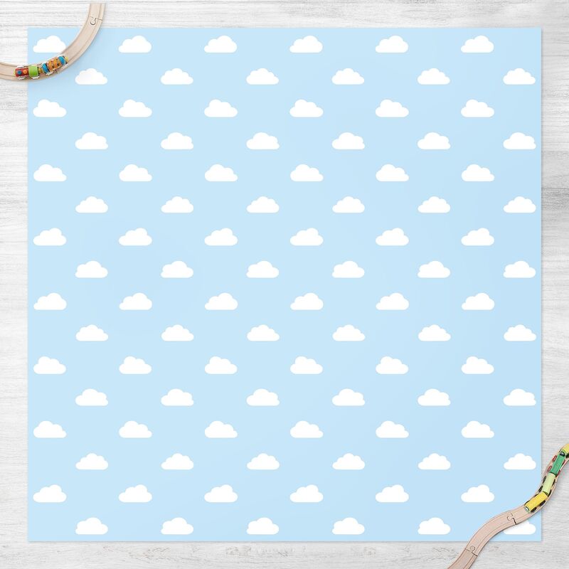 

Alfombras vinílicas - No.YK54 Clouds Light Blue - Cuadrado 1:1 Dimensión LxA: 40cm x 40cm