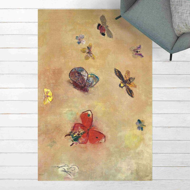 

Alfombras vinílicas - Odilon Redon - Colourful Butterflies - Alto 3:2 Dimensión LxA: 150cm x 100cm