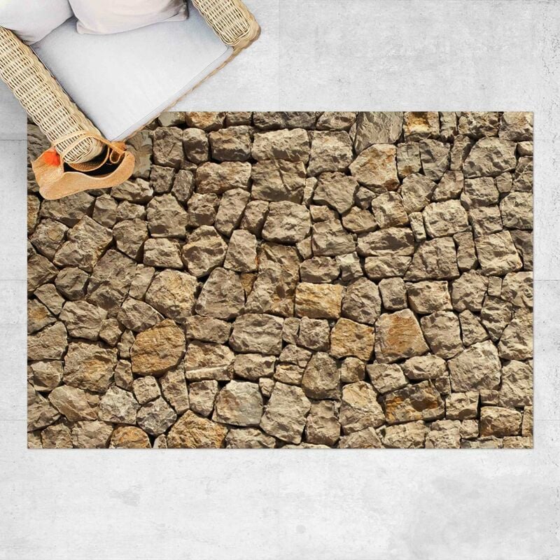 

Alfombras vinílicas - Old Cobblestone Wall - Apaisado 2:3 Dimensión LxA: 140cm x 210cm