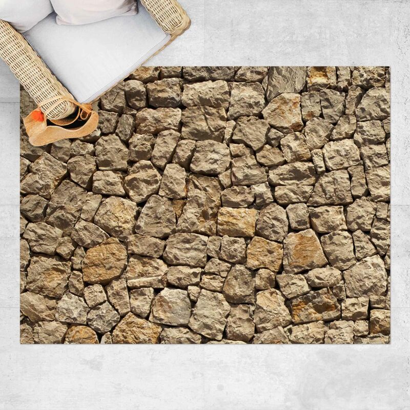 

Alfombras vinílicas - Old Cobblestone Wall - Apaisado 3:4 Dimensión LxA: 60cm x 80cm
