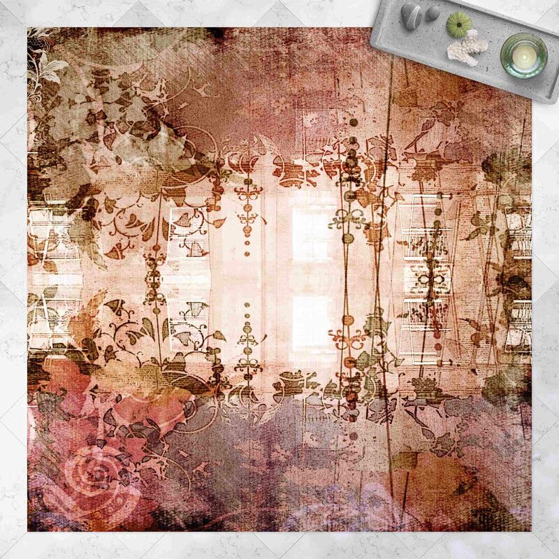 

Bilderwelten - Alfombras vinílicas - Old Grunge - Cuadrado 1:1 Dimensión LxA: 120cm x 120cm
