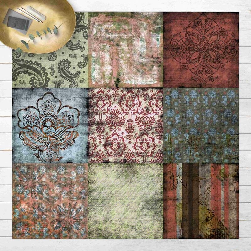 

Alfombras vinílicas - Old Patterns - Cuadrado 1:1 Dimensión LxA: 40cm x 40cm