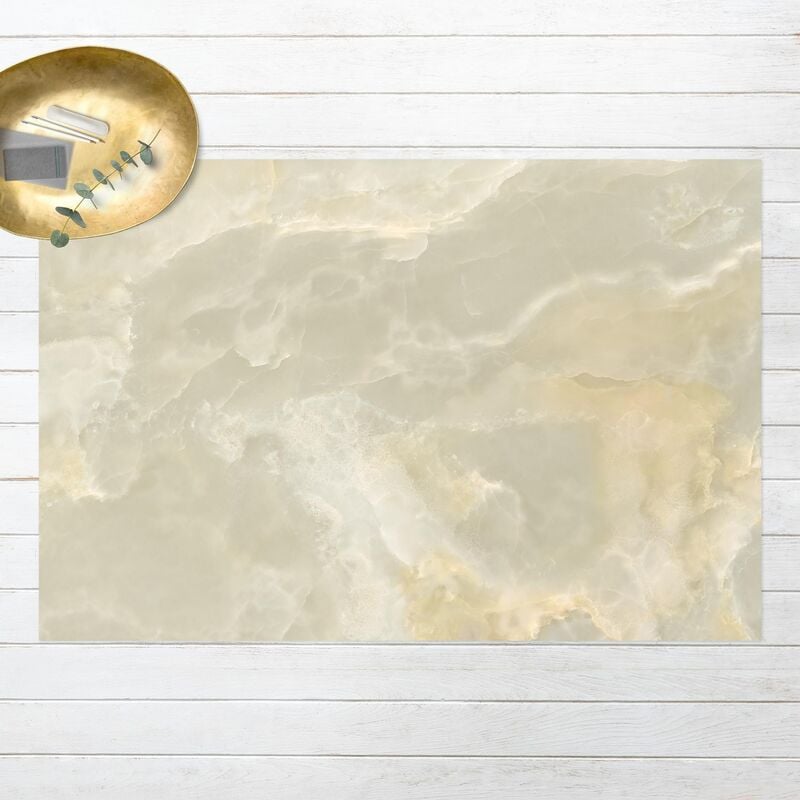 

Alfombras vinílicas - Onyx Marble Cream - Apaisado 2:3 Dimensión LxA: 60cm x 90cm