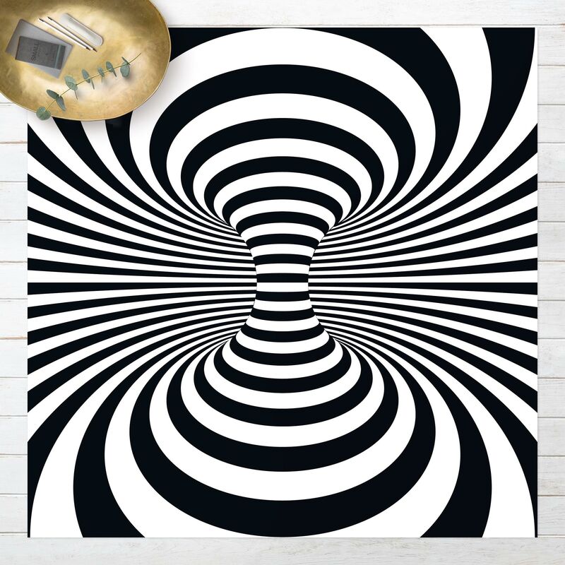 

Alfombras vinílicas - Optical Vortex - Cuadrado 1:1 Dimensión LxA: 60cm x 60cm