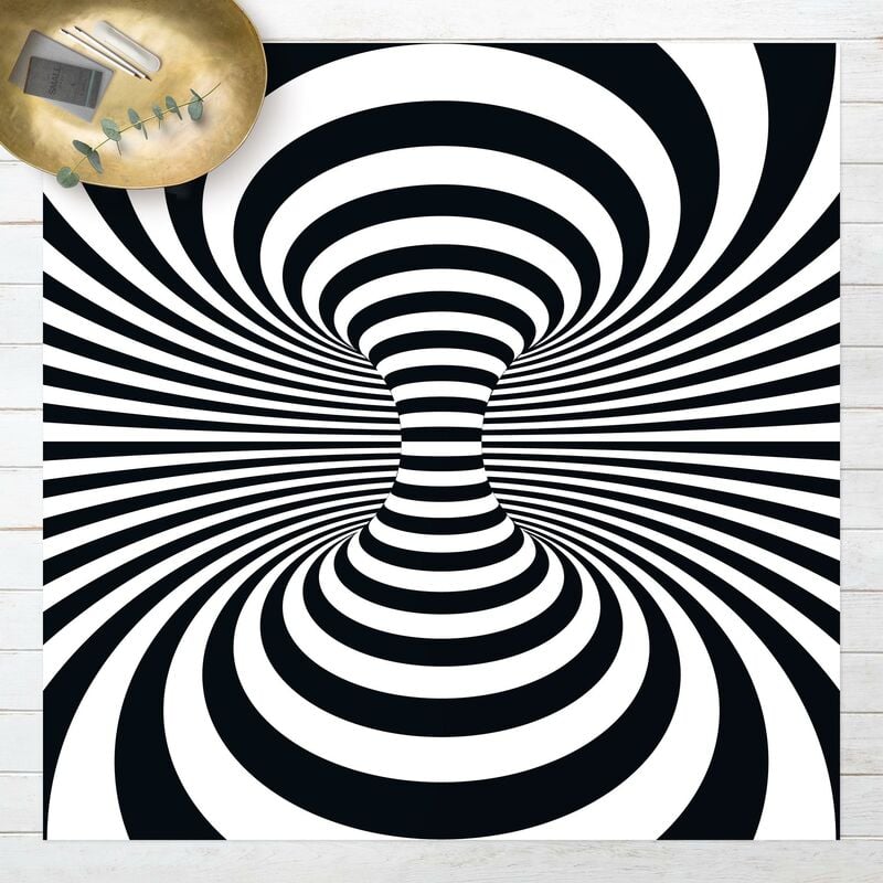 

Bilderwelten - Alfombras vinílicas - Optical Vortex - Cuadrado 1:1 Dimensión LxA: 120cm x 120cm