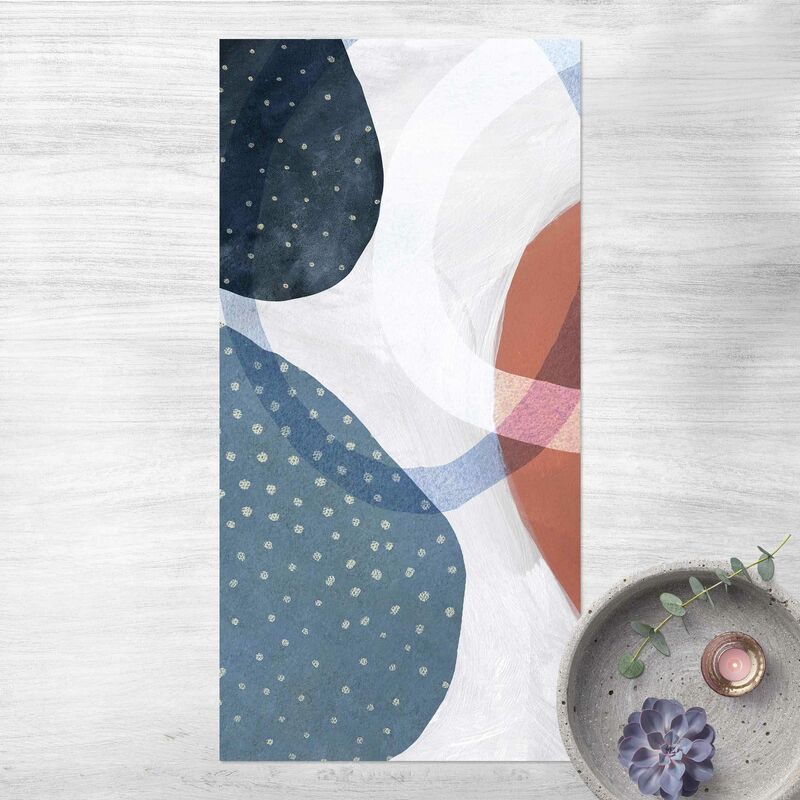 

Alfombras vinílicas - Orbit With Dots I - Alto 2:1 Dimensión LxA: 80cm x 40cm