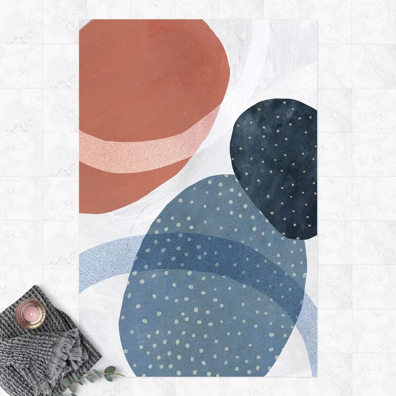 

Alfombras vinílicas - Orbit With Dots II - Alto 3:2 Dimensión LxA: 180cm x 120cm