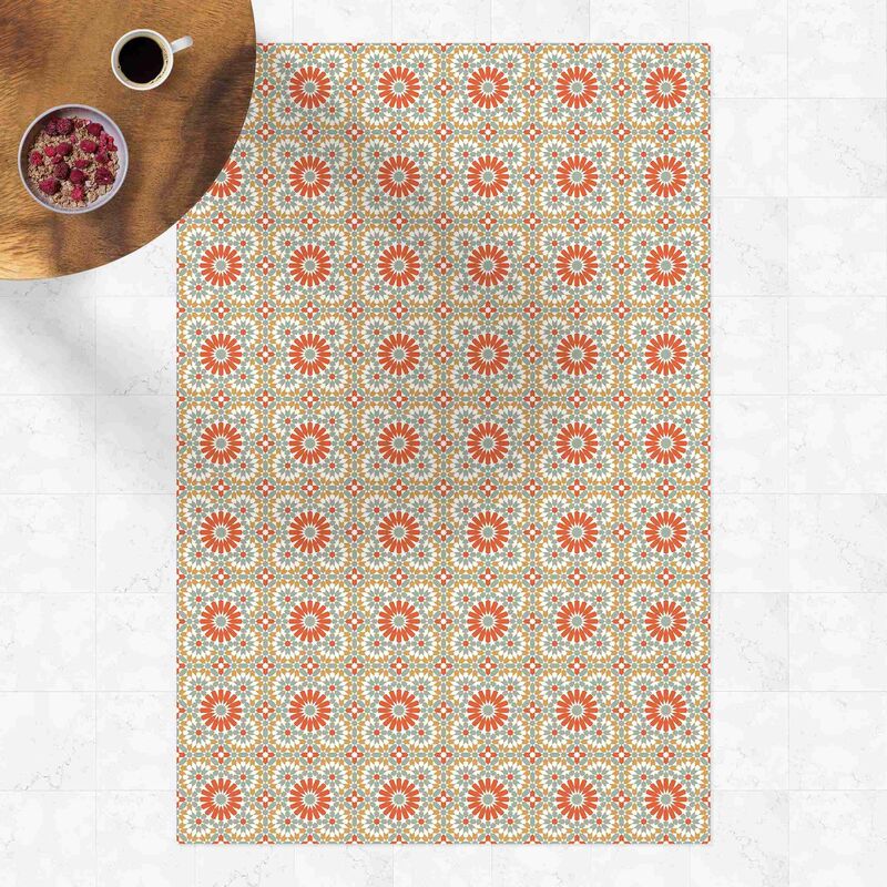 

Alfombras vinílicas - Oriental Patterns With Colourful Tiles - Alto 3:2 Dimensión LxA: 150cm x 100cm