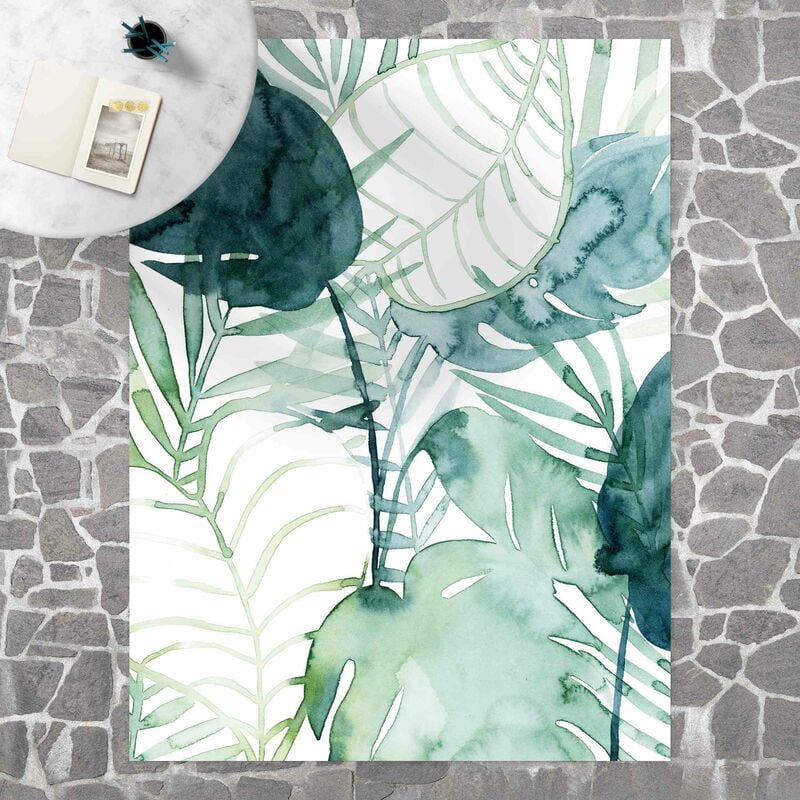 

Alfombras vinílicas - Palm Fronds In Watercolour II - Alto 4:3 Dimensión LxA: 160cm x 120cm