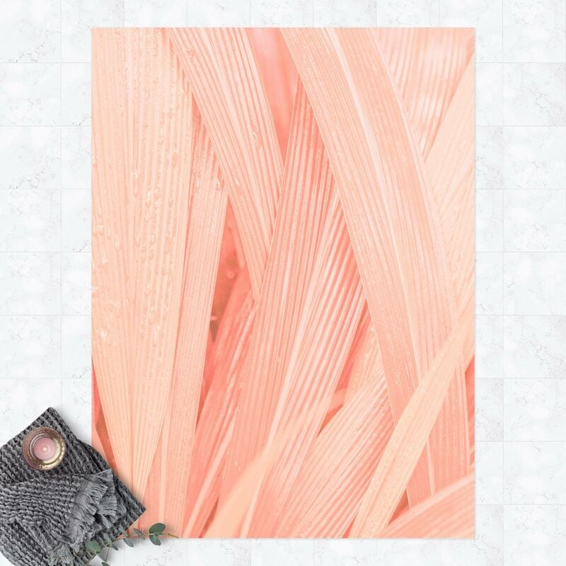 

Alfombras vinílicas - Palm Leaves Light Pink - Alto 4:3 Dimensión LxA: 180cm x 135cm