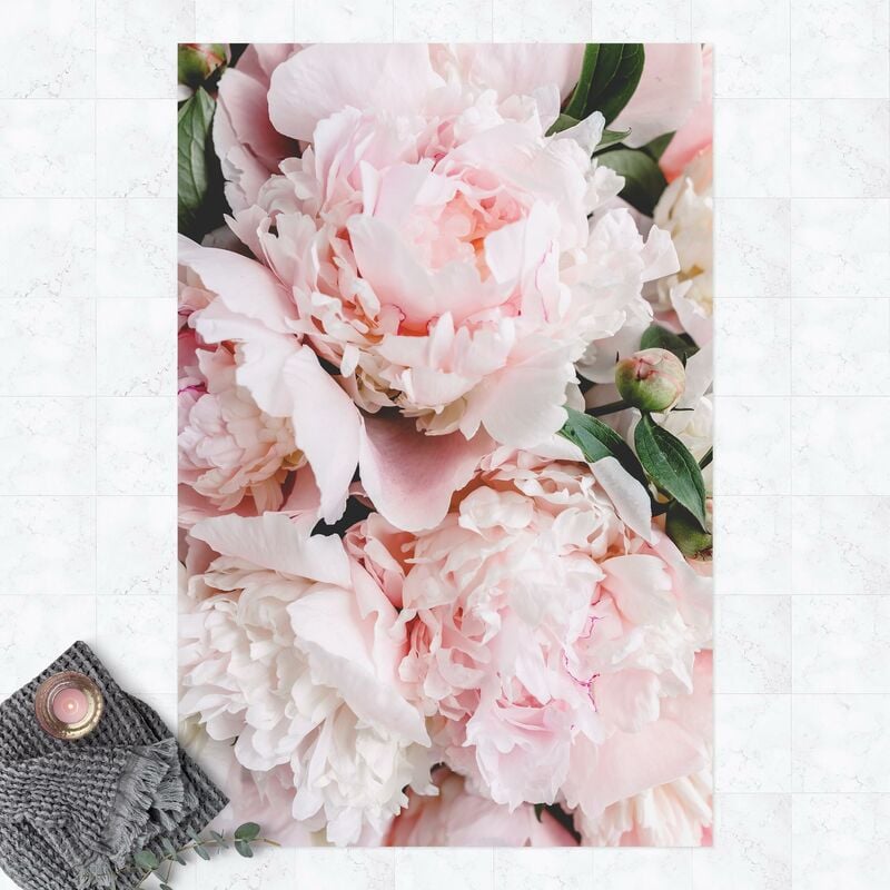 

Alfombras vinílicas - Peonies Light Pink - Alto 3:2 Dimensión LxA: 90cm x 60cm