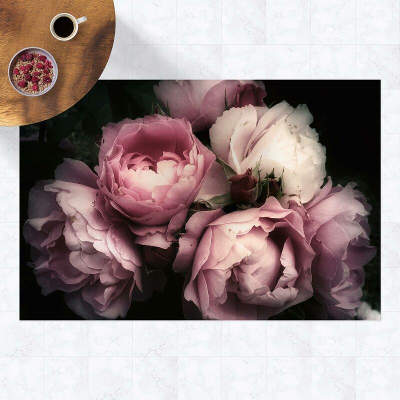 

Alfombras vinílicas - Peony Black Shabby Backdrop - Apaisado 2:3 Dimensión LxA: 40cm x 60cm